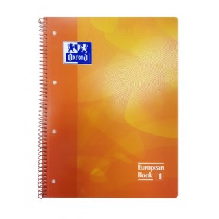Caderno Oxford Espiral Pautado A4 Laranja